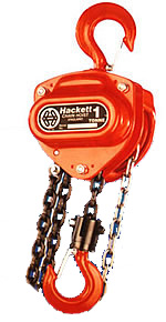 Hackett 1 tonne hand chain block