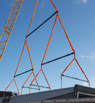 400 tonne 7 beam spreader rig