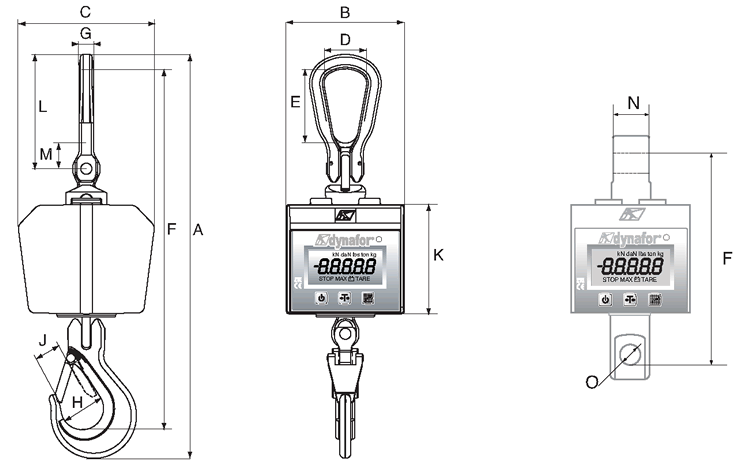 Dynafor MWX crane scale