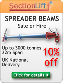 Click to enter Sectionlift spreader beams