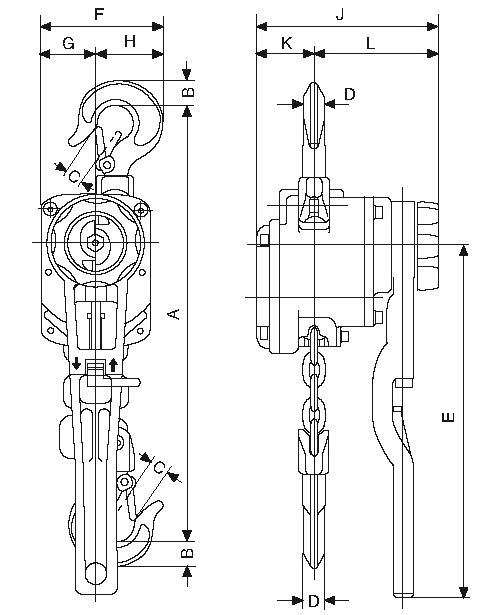 Yale AL Dimensions